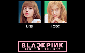 Official poster of Korean and English film `BLACKPINK Light Up the Sky`